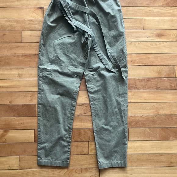 Girls paper bag waist belted pants 150 - Picture 2 of 8